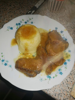 Una foto de Carrillada en salsa con cuscús