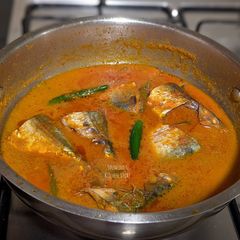 A picture of Mackerel Fish Curry.