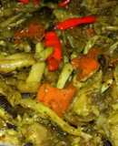 Nấm rơm kho sả nghệ