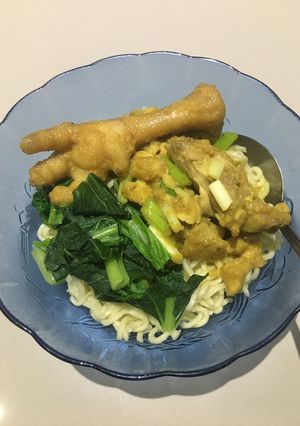 Foto resep Mie ayam pangsit