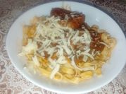 Una foto de peceto con pasta