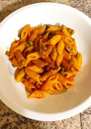 Foto di Penne ai piselli