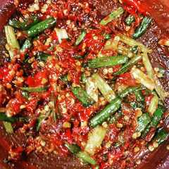 รูปของ Sambel trasi daun bawang