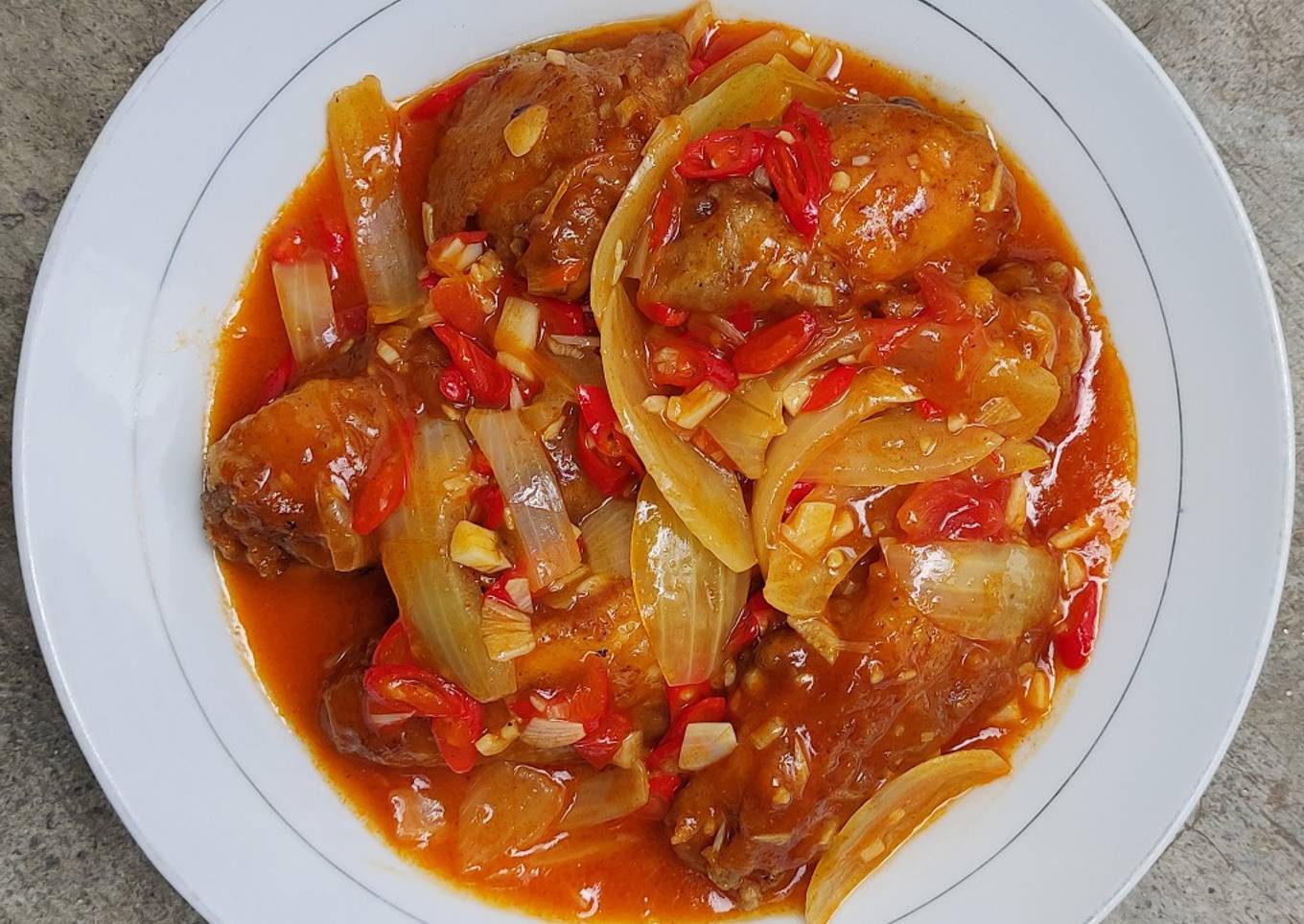 Ayam Goreng Saos Mentega ala Pemula