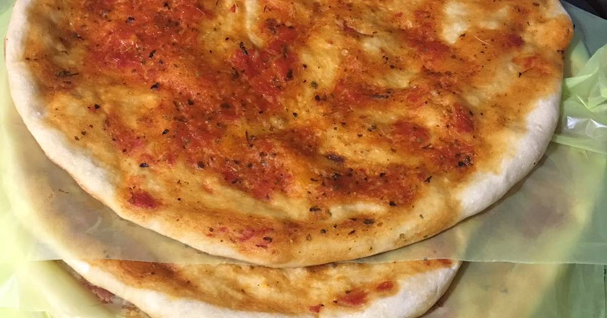 Pizza masa madre, doble receta !! 7 bollos de 275 gr Receta de