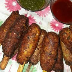 Sweet corn kabab A picture of Sweet corn kabab.
