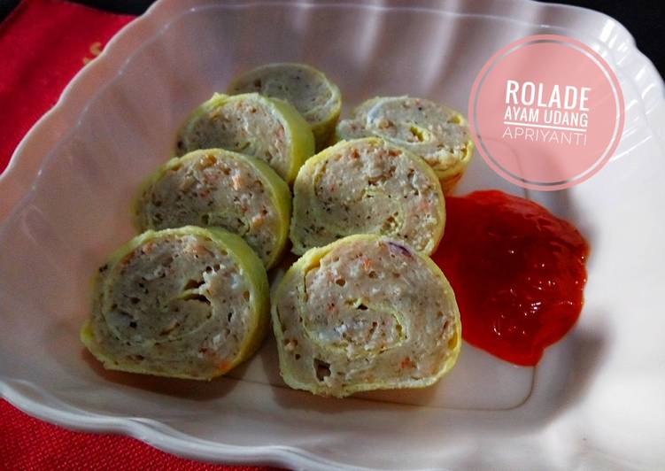 Rolade ayam udang