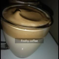 A picture of Frothy coffee.