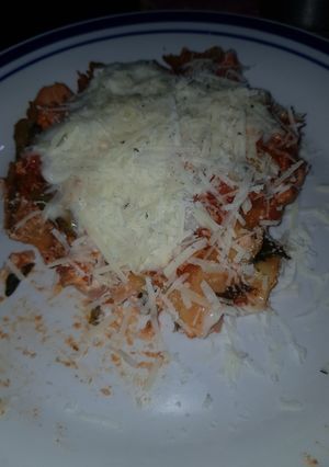 Una foto de Lasagna de acelga y jamón con ricota🤤