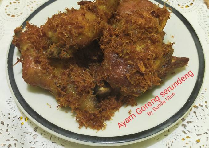 Resep Ayam Goreng Serundeng Oleh Yati Yulyati Cookpad