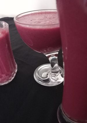 A picture of Zobo smoothie.