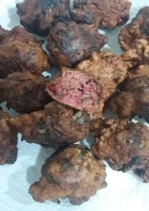 Una foto de Frituras de remolacha