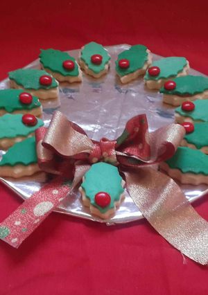 Una foto de Galletitas navideñas de jengibre y canela