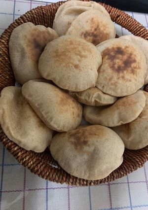 صورة لوصفة خبز مصرى بأضافه جديده