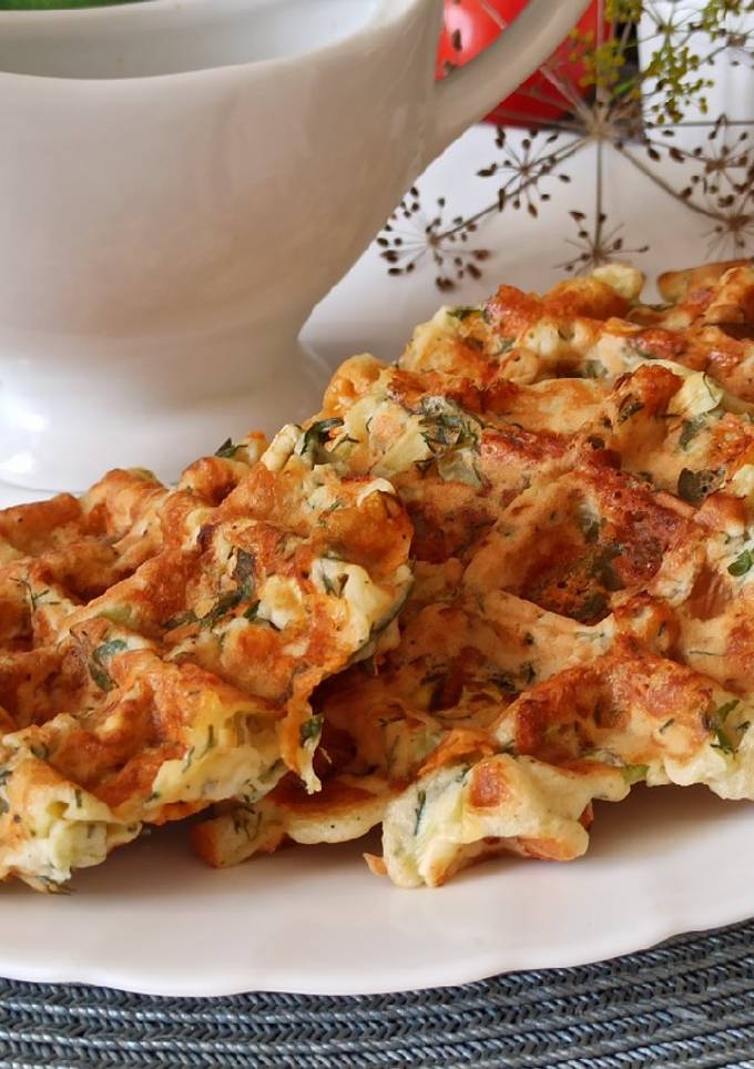 Кабачкові вафлі