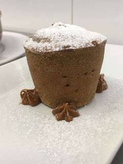 Una foto de Volcán de dulce de leche