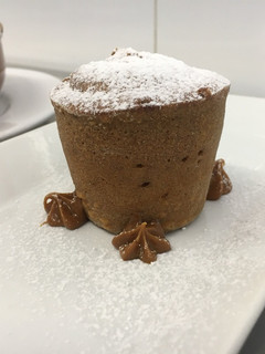Una foto de Volcán de dulce de leche