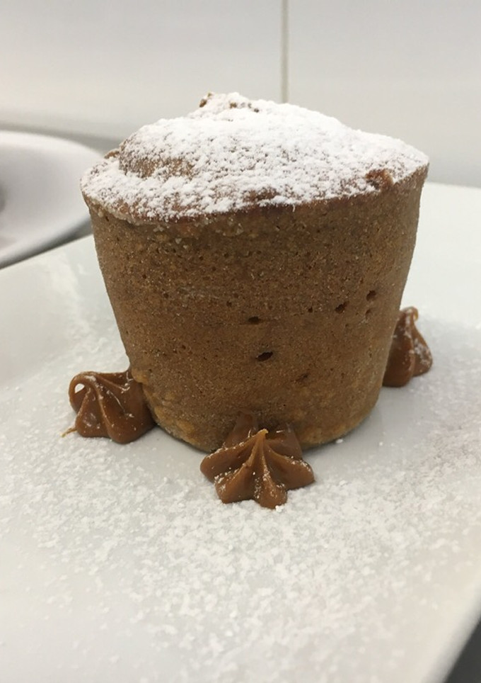 Una foto de Volcán de dulce de leche