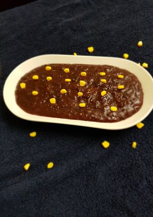 A picture of Corn Halwa.