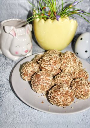 RÉPATORTA GOLYÓ HÚSVÉTRA (CUKORMENTES, TELJES KIŐRLÉSŰ) recept fotója