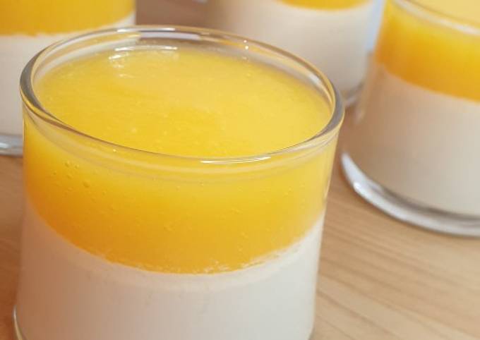 Panna cotta mangue