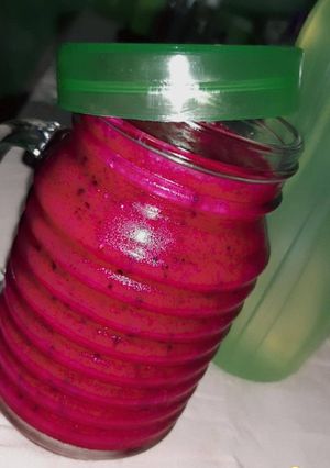 Foto resep Jus buah naga simple
