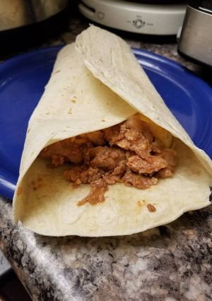 A picture of Delicious Burritos.