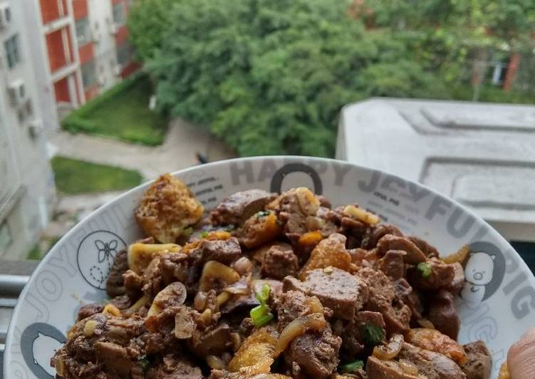 Tumis Ati tahu 🍴 #bikinramadhanberkesan