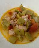 Ragout de cerdo con judías verdes