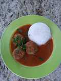 Albóndigas rellenas de queso