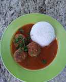 Albóndigas rellenas de queso