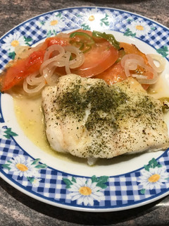 Una foto de Bacalao al horno muy fácil