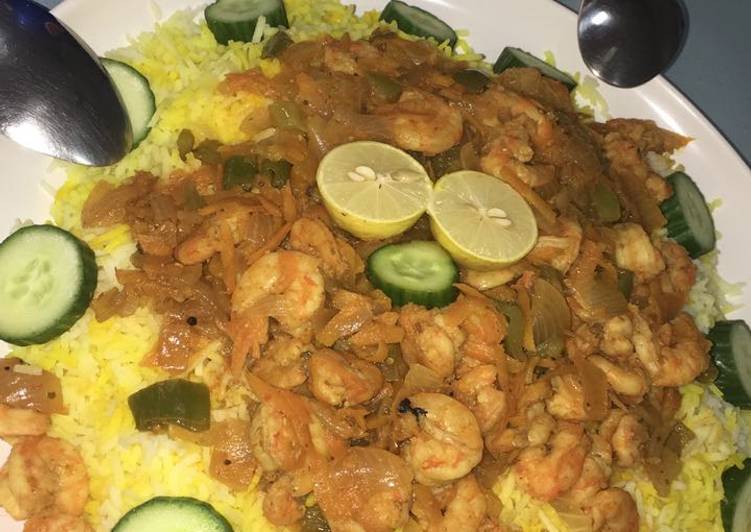 حمصه ربيان مع رز اصفر