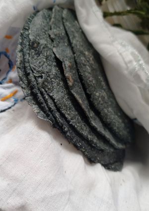 Una foto de Tortillas azules