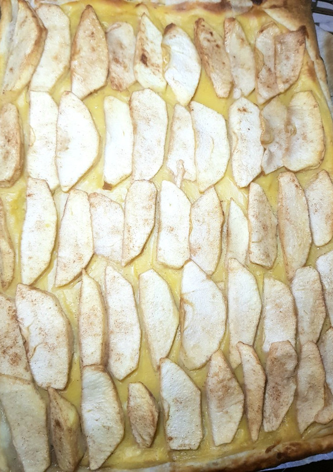 Una foto de Hojaldre de manzana