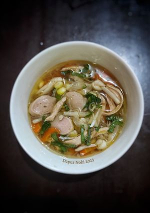 Foto resep Sup Ayam Sosis Jagung Sedap Malam