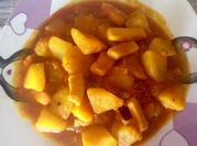 Una foto de patatas guisadas con chocos