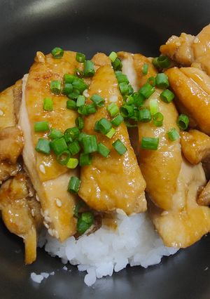 รูปของ ไก่เทริยากิ สำหรับพ่อและลูกน้อย