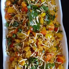 A picture of Colorful Wheat Poha.