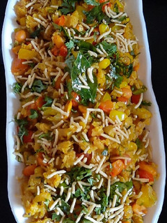 A picture of Colorful Wheat Poha.