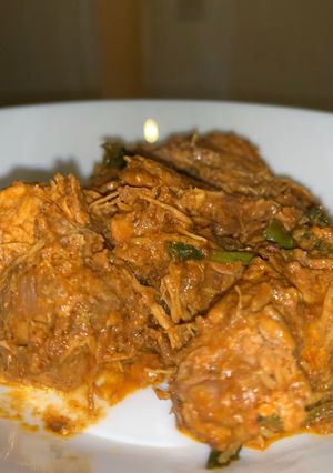 A picture of Chicken Masala Curry.