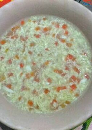Foto resep Sup Telur Simple