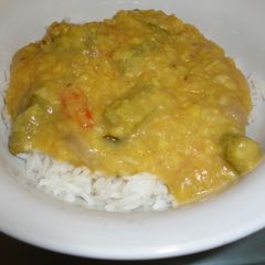 A picture of Okra Dal.