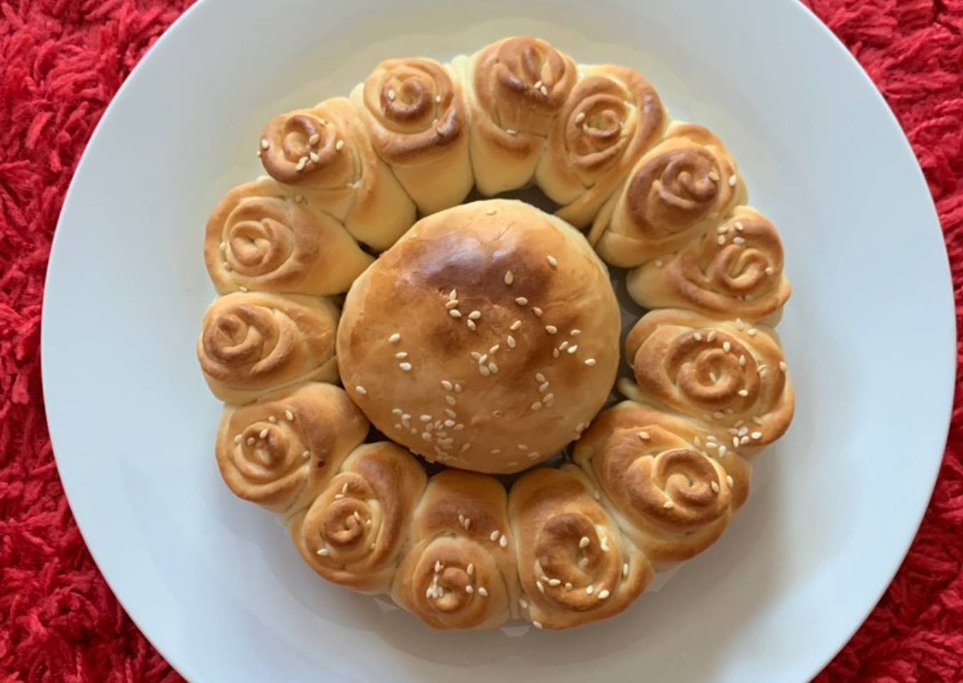 Rose Bun pav