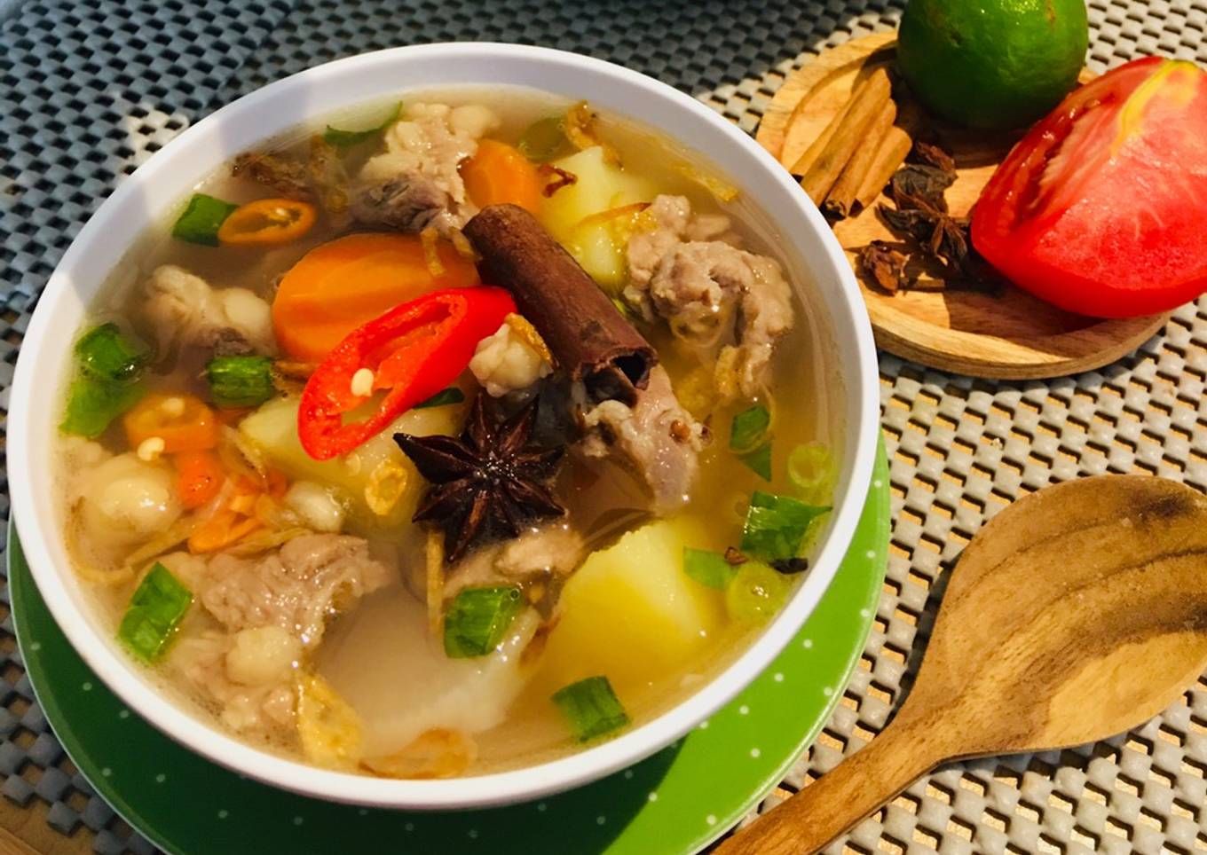 Sop sapi rempah betawi (metode 5.30.7)