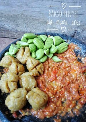 Foto resep Bakso penyet