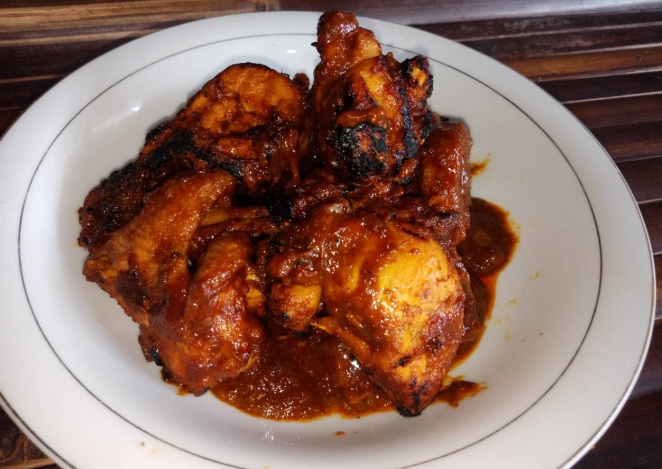 Ayam bakar bumbu rujak