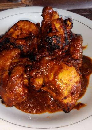 Foto resep Ayam bakar bumbu rujak