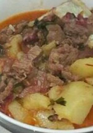 A picture of Beef Waru.