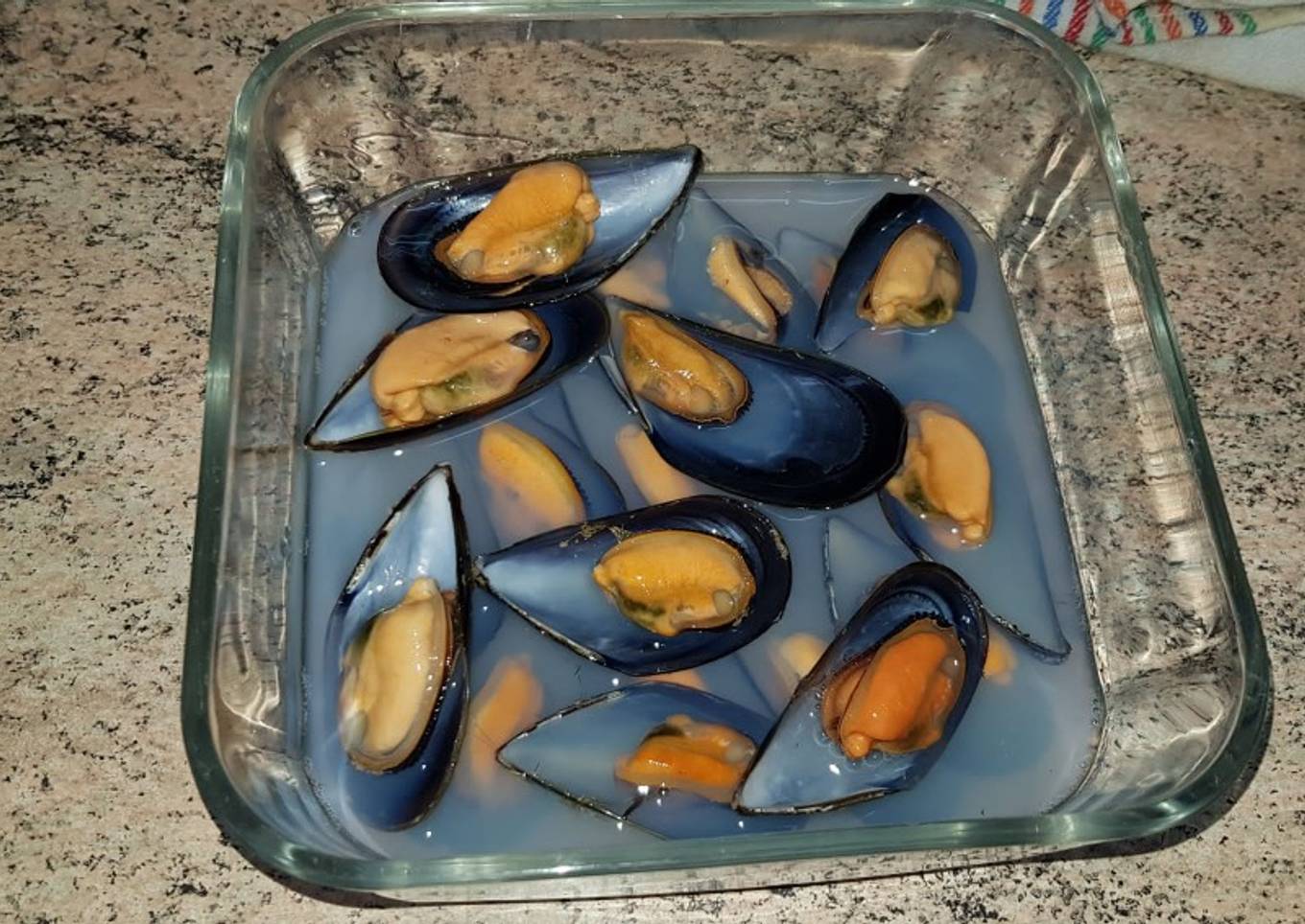 Mejillones al vapor